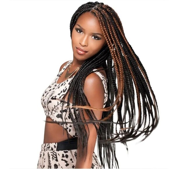 NWT X-Pression African Collection Synthetic Hair 100% Kanekalon Size 82" Long Co - Picture 1 of 6